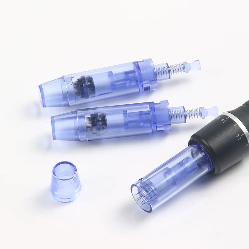 10/50/100Pcs Elektrische Derma Pen Naald 9/ 12/ 36/ 42/ Nano Cartridges Bajonet Voor Ultima A1 Tattoo Micro Naalden