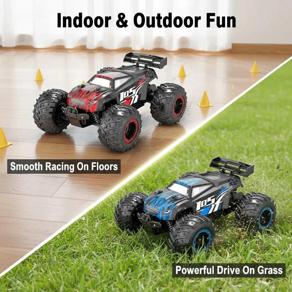 JJRC Remote Control Car 25KM/h With Led Lights 2.4G Inductor RC Off-Road Cars High Speed Brushless Motor Children Toys Gift