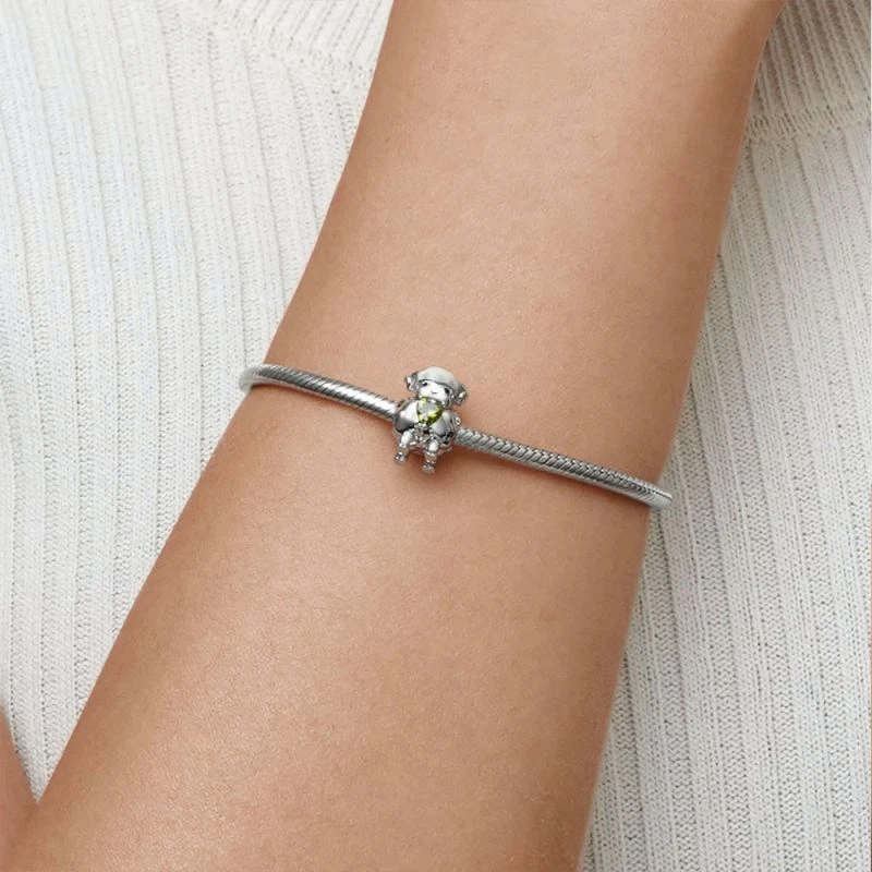 2023 New Fashion 925 Sterling Silver Frog Chicken Dog Dangle Charm Bead Pandent Fit Original Pandora Bracelet DIY Women Jewelry