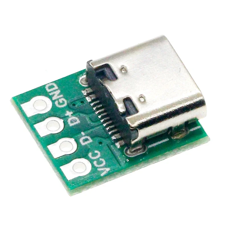 10PCS MICRO USB to DIP Adapter 5pin female connector B type pcb converter pinboard 2.54