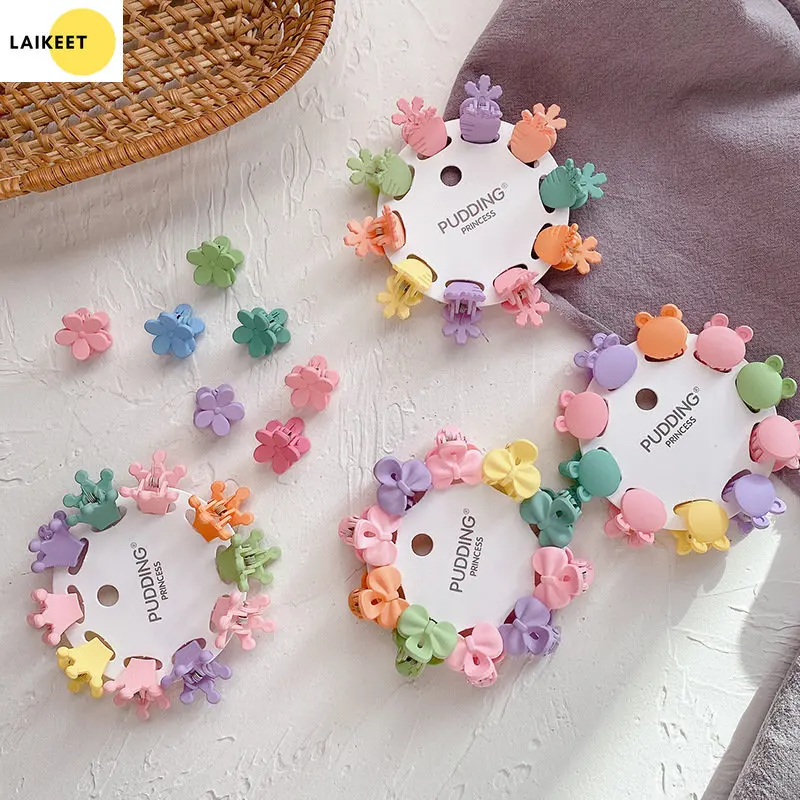 10 Pcs Girl Hair Accessories Cute Puppies Hair Accessories Handmade Flowers with Clip Small Dog Grooming Accessories for Puppies