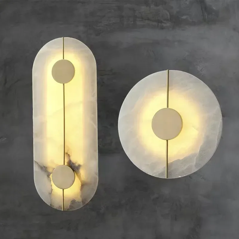 Living room wall lamp art bedside bedroom wall lamp Nordic designer model room wall lamp