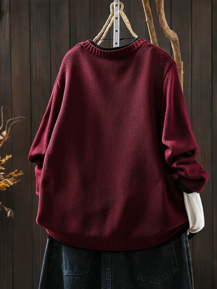 여성용 긴 소매 니트 가디건 코트 신상품 2025 가을 심플 스타일 O넥 단색 여성 캐주얼 스웨터 M2051