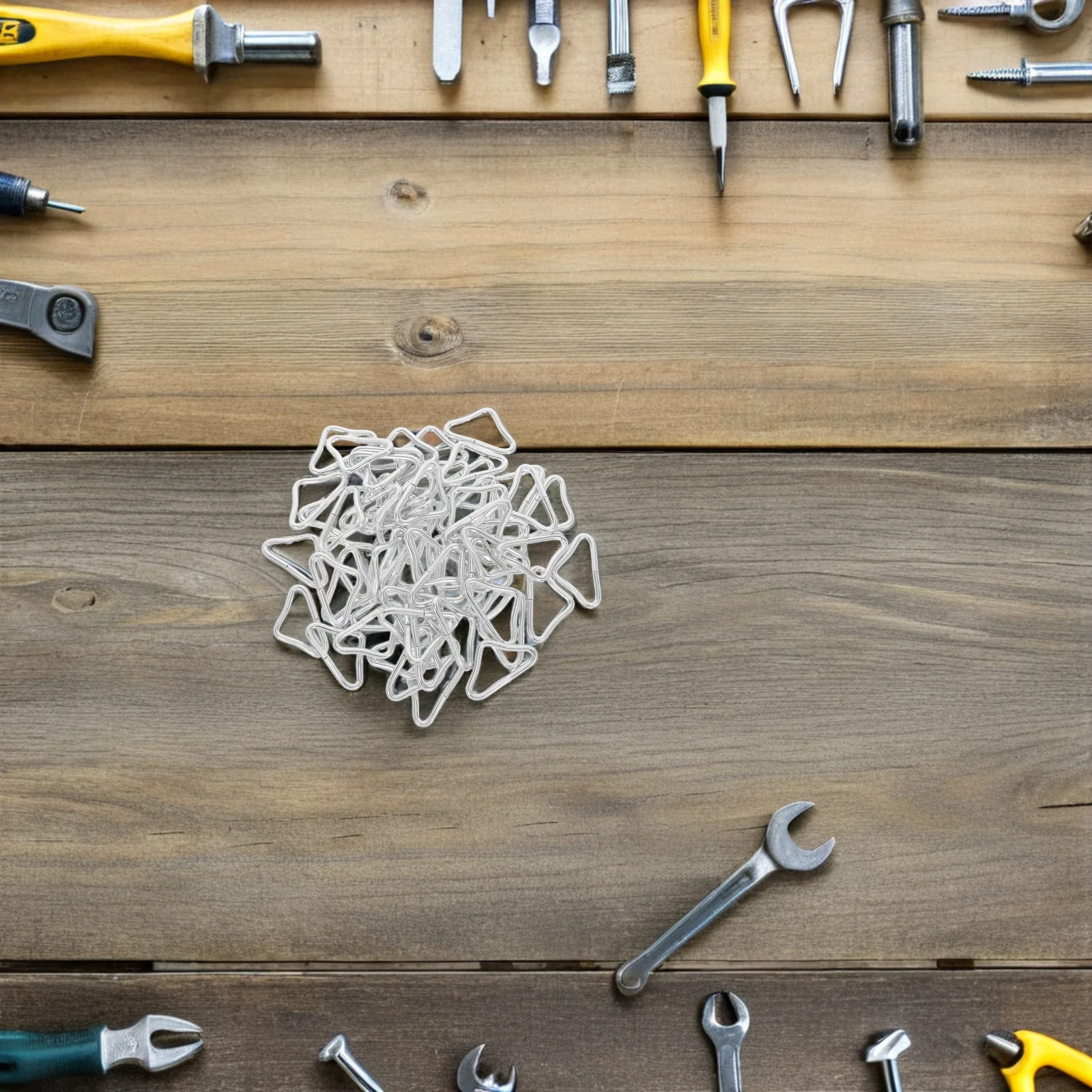 

60Pcs Replaceable Triangle Buckles Trampoline Parts Durable Sturdy Bounce Enhancer Safety Connection Outdoor Kids Trampoline