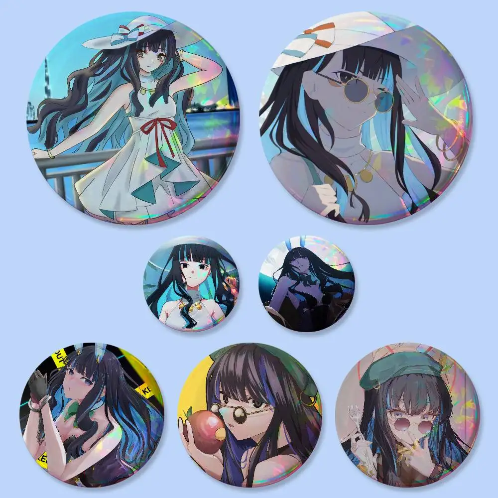 1 unidade de Broches Redondos de Cosplay Tlaloc Fate Grand Order (25, 32, 44, 58, 75 mm) para Decoração de Bolsas, Presentes para Fãs e Amigos, Lembrança