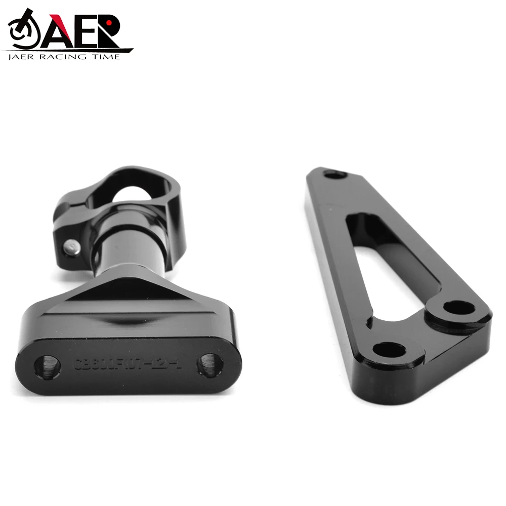 لهوندا CB600F الدبور 2007-2016 دراجة نارية CNC الألومنيوم قابل للتعديل التوجيه المثبط استقرار بطانة قوس تصاعد