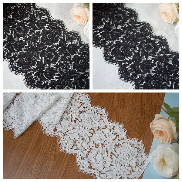 3Meters Long Thick Brocade Cotton Lace Trim Non - Elastic Lace for DIY Decoration Ideal for Clothing Accessories Set