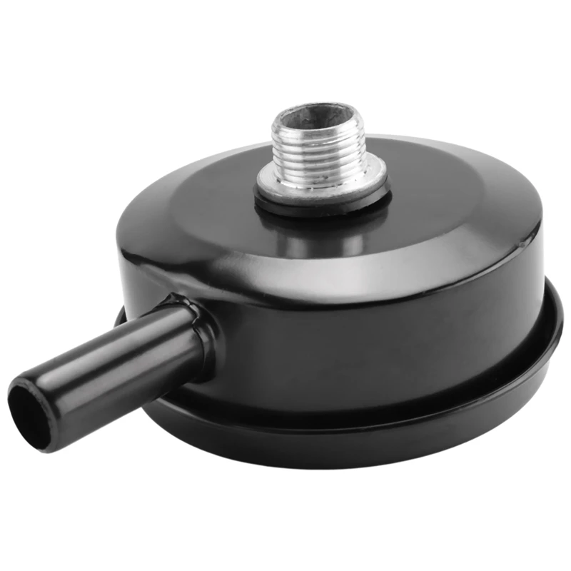 Air Compressor Intake Muffler 20Mm Thread Metal, With 2Pc Spare Filter  For Admitting Port Pneumatic Parts