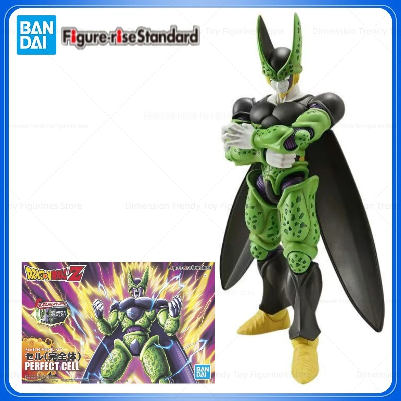

Bandai In Stock Original Anime Dragon Ball Z SHF Model Kit Perfect Cell Action Figure Toys Hoilday Gifts Doll Collection DT