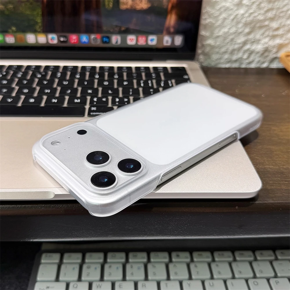 Ultradünne, transluzente, matte, einfache Hart-PC-Hülle für iPhone 17 Pro …