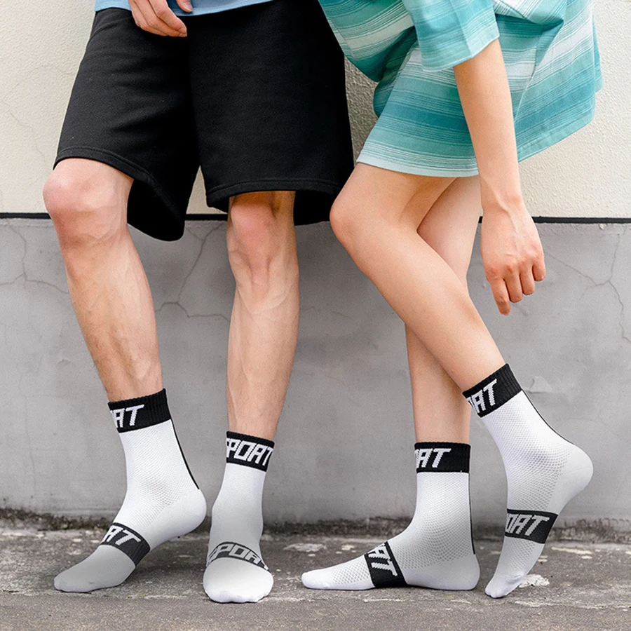 6 pares de meias atléticas macias e confortáveis para homens e mulheres, futebol, basquete, beisebol, rugby, futebol, tênis