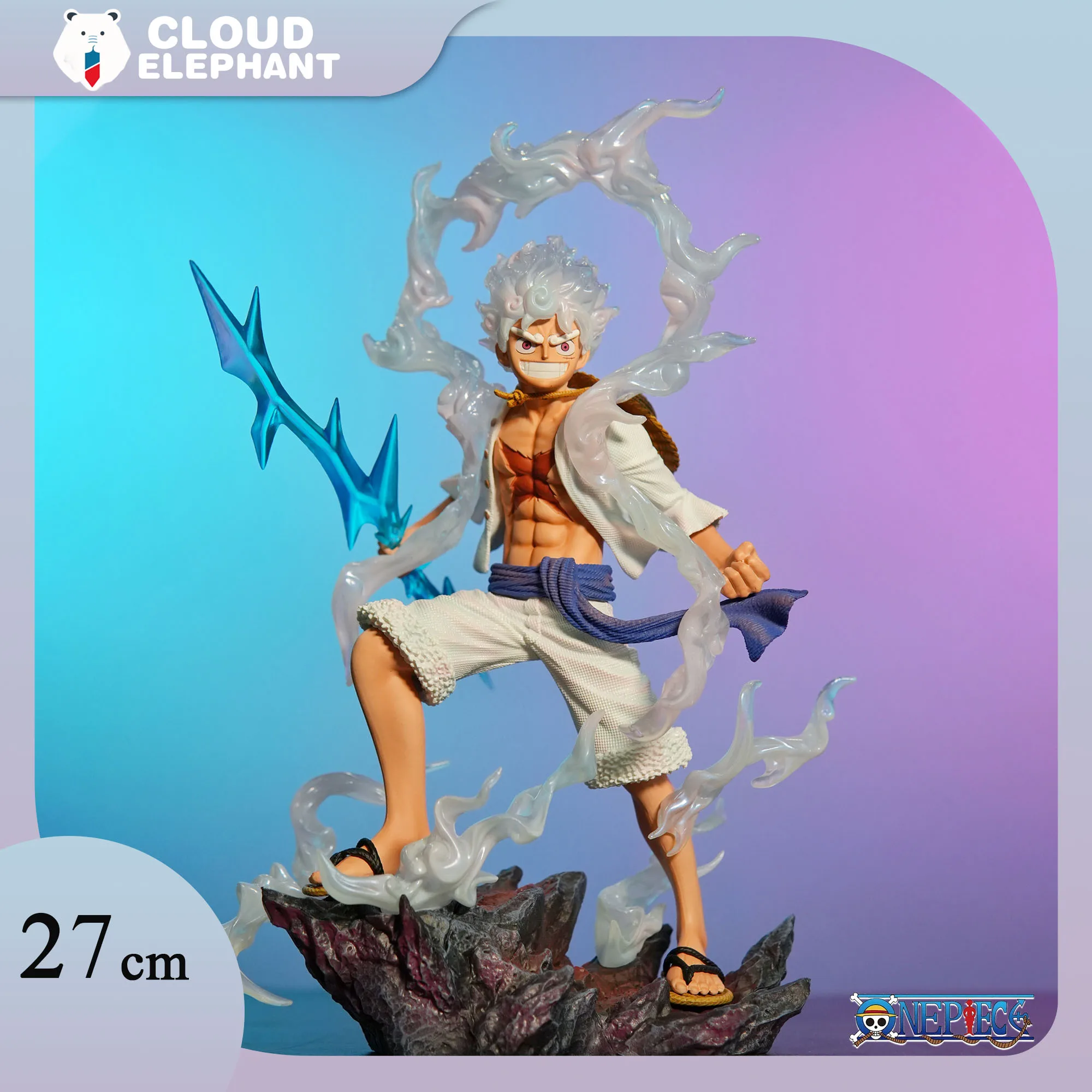 One Piece Anime Figurine Luffy Figure Nika Luffy 27cm Pvc Gear 5 Series Statue Model Collection Desktop Decoration GK Toy Gifts