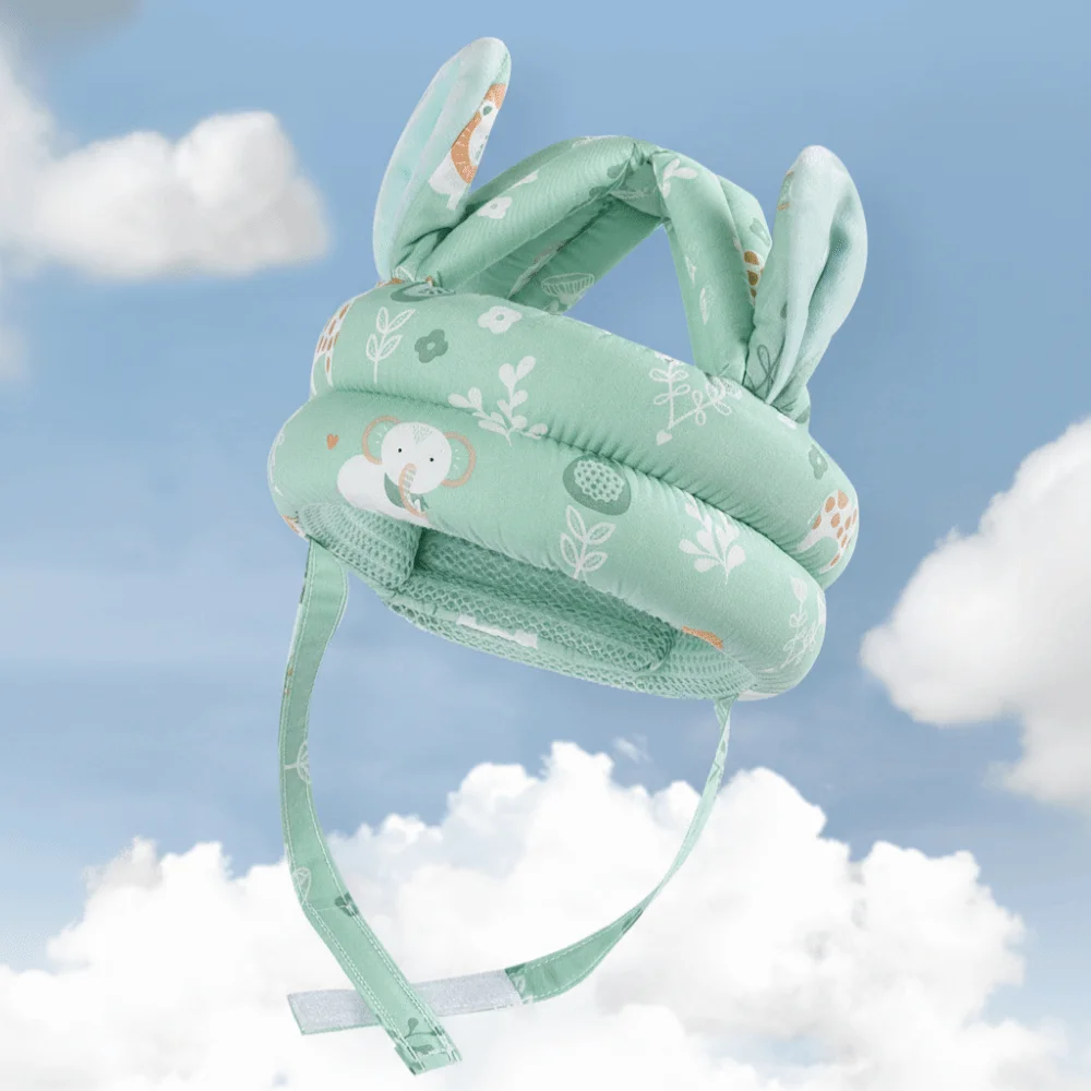 Adjustable Infant Head Protection Cap Breathable Soft Anti-shock Helmet Lightweight Cartoon Baby Safety Crash Cap Indoor Play
