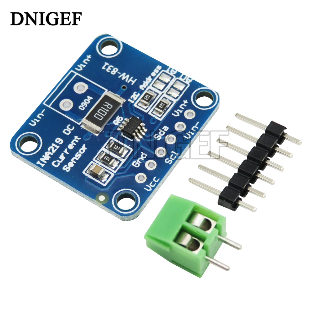10 STKS DIY 3 V-5 V IIC I2C Breakout Module Power Monitoring Sensor Module INA219 Bi-directionele DC Stroom Voeding Sensor