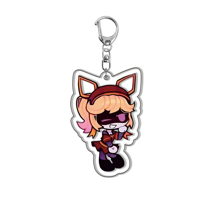Murder Drones Cartoon Anime Keychain Main Characters For Uzi N V J Doll Tessa Cute Accessories