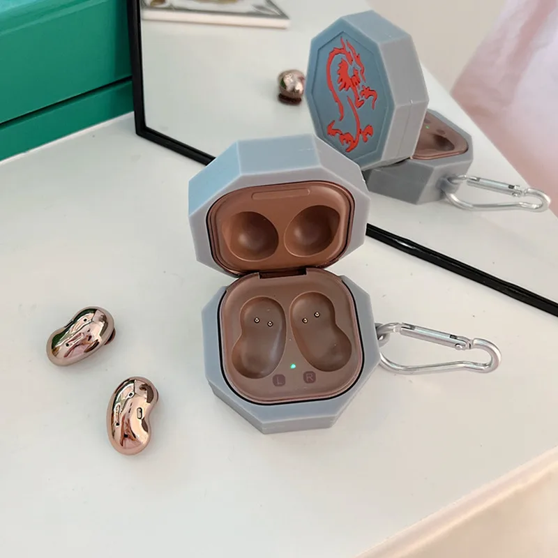 التنين تاليسمان جاكي تشان مغامرات عالية الجودة سيليكون سماعة الحال بالنسبة لسامسونج غالاكسي براعم لايف/Buds2/براعم برو/Buds2 برو