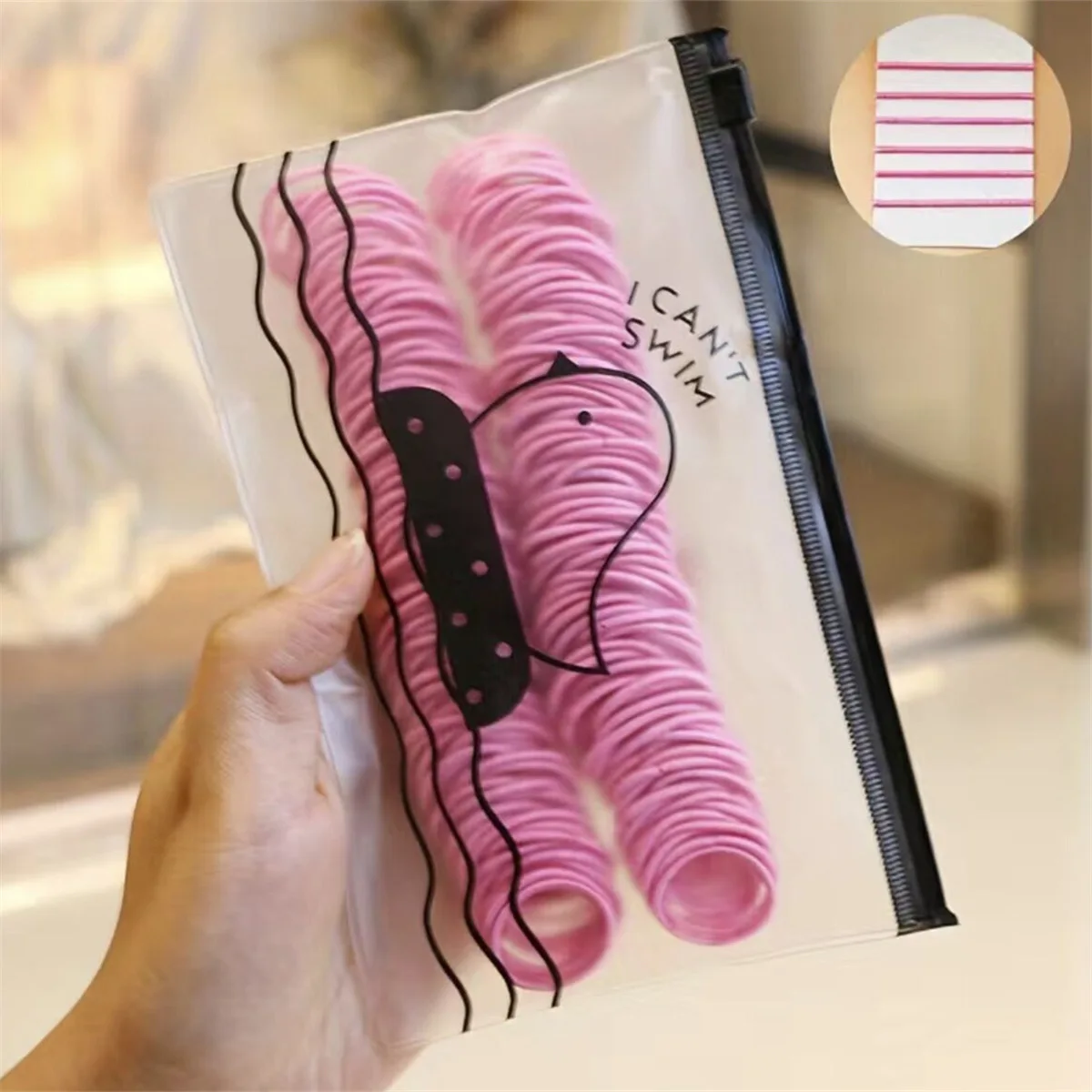 100Pcs/Set Girls Elastic Hair Bands Girls Hair Accessories 2.5cm Colorful Rubber Band Children Ponytail Holder Kids Hair Ties
