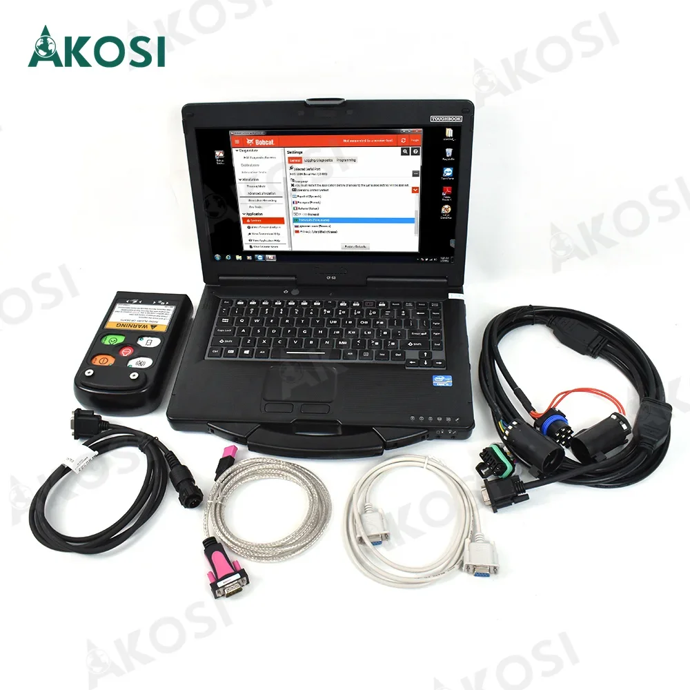 Truck diagnostic SERVICE TOOL for BOBCAT SERVICE ANALYZER For BOBCAT DIAGNOSTIC KIT (RST) +CF53 laptop