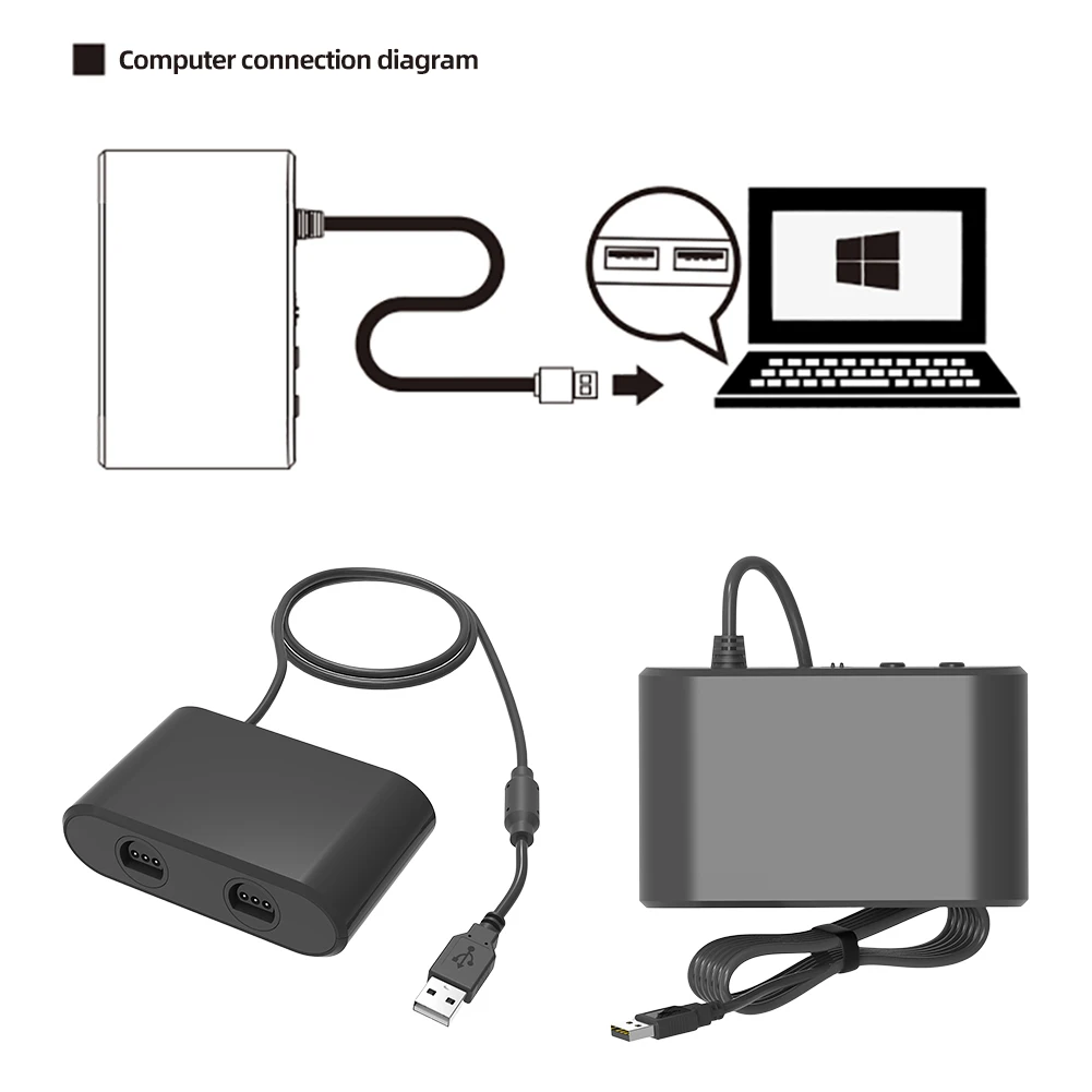 Convertisseur adaptateur USB pour Nintendo Switch 64, modèle OLED, adaptateur de contrôleur, prise en charge Turbo Gaming, adaptateur USB sans fil