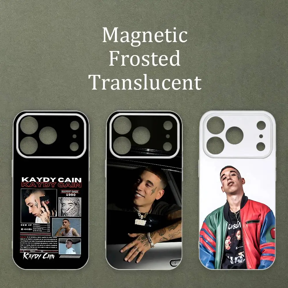 Funda Magnética TPU Mate Semitransparente K-Kaydy C-Cain CDMX para iPhone 17 11 13 14 15 16 12 Pro Max