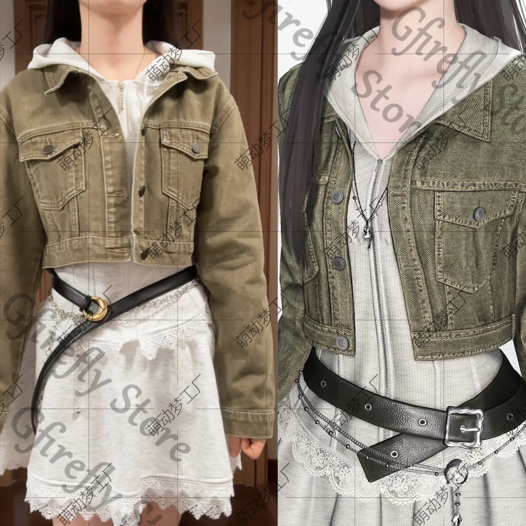

Love and Deepspace Cosplay Cowboy Coat Clothes Anime Petticoat Clothing Skirt Shirt Fillibeg Jacket Overskirt Colleagues