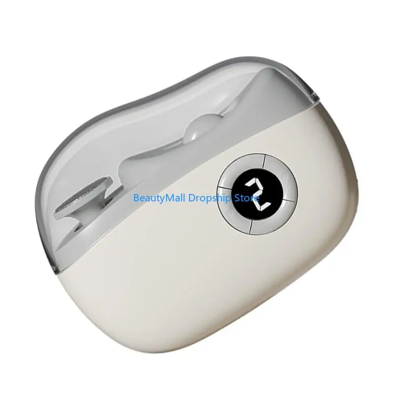40JD 2 in-1 Electric Automatic Clippers with Light 3 Speeds File Rechargeable Electric Fingernail Trimmer for Adult
