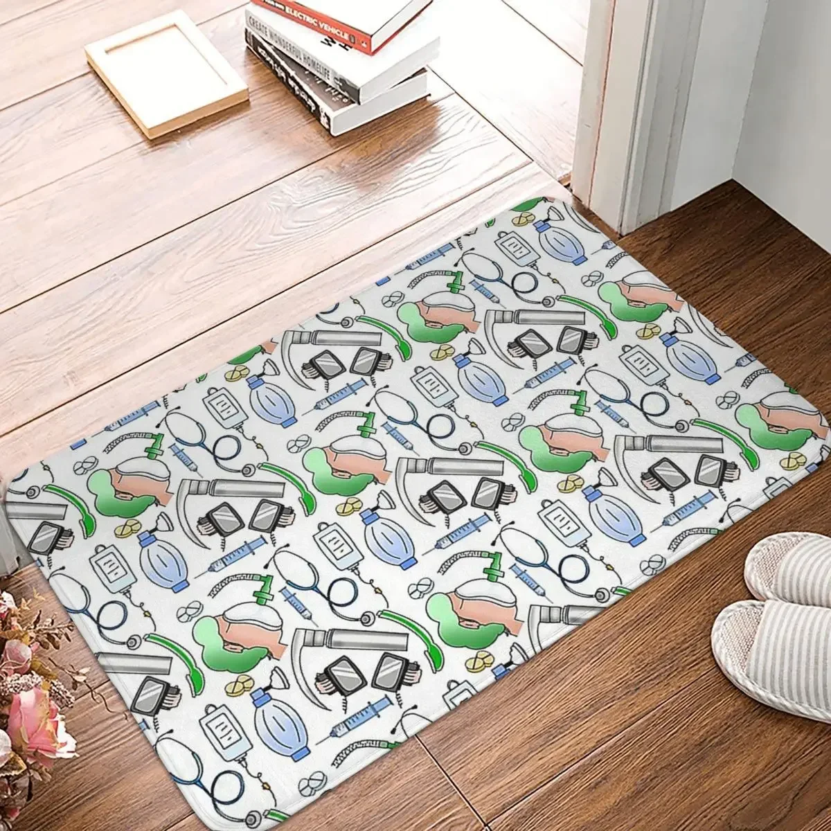 Anesthesia Doormat Rug Carpet Mat Footpad Polyester Non-slip Cushion Entrance Kitchen Bedroom Balcony Toilet