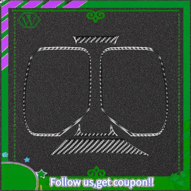 AC34-Carbon Fiber For  Camaro 2010-2015 Dashboard Speedometer Panel Frame Dash Trim Cover Interior Accessories