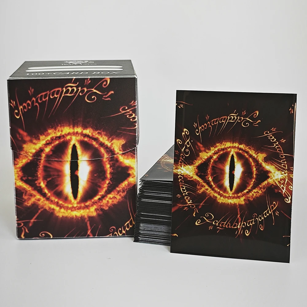 

Fire Eye Game Card Storage Case/Card Sleeves-Collection Protection Trading Cards/YGO/Magic/PTCG, Ideal Gift for Card Collectors