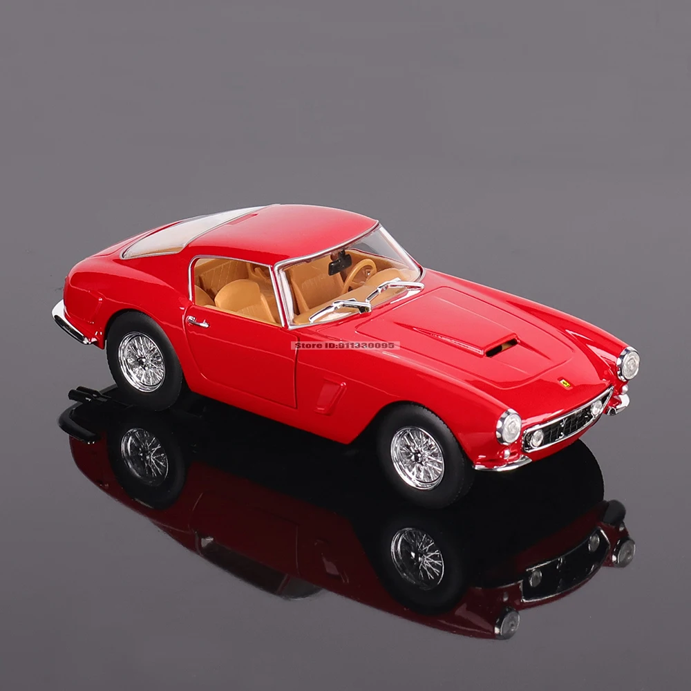 Bburago New 1:24 Scale Ferrari 250 GTO Black Alloy Luxury Vehicle Diecast Cars Model Toy Collection Gift