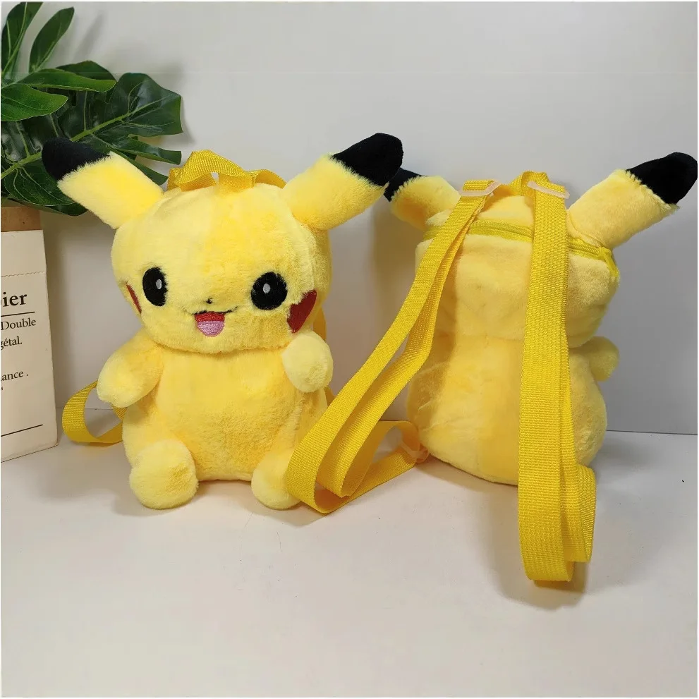 

Милая плюшевая кукла Пикачу, детский сад, школьная сумка на плечо и спине, игрушка-загрушка, кукла в подарок для девочек и мальчиков, сумка через плечо