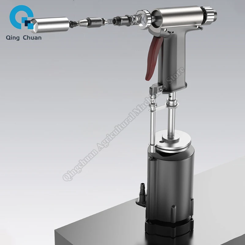 Pneumatic Rivet Gun Industrial Grade Fully Automatic Aluminum Riveting Coreless Stainless Steel Rivet Gun