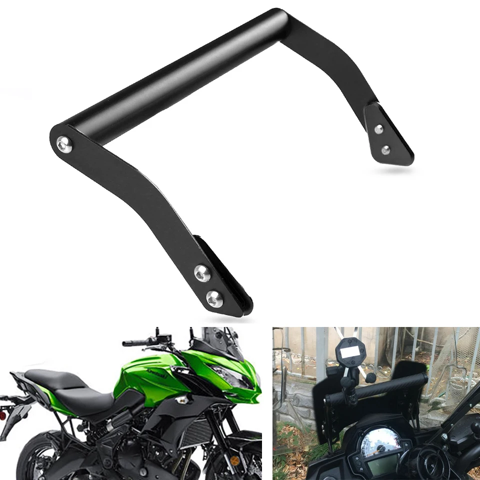 Fits for Kawasaki VERSYS 650 KLE ABS Versys650 KLE650 2015-2024 Motorcycle SMART PHONE & GPS Navigation Adapt Holder Bracket