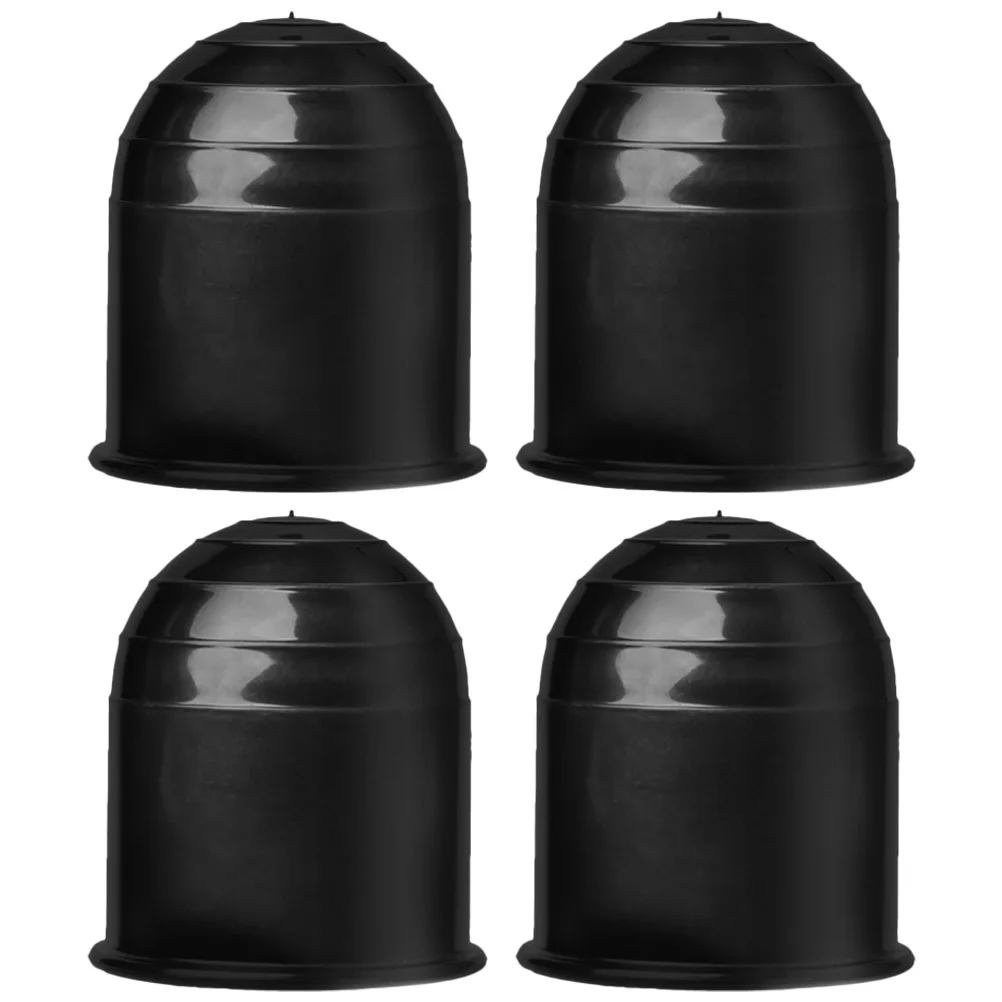 

4pcs Hitch Ball Cover Plastic Towing Ball Protector For Rv Trailer Truck Durable Protection Trailer Accessories
