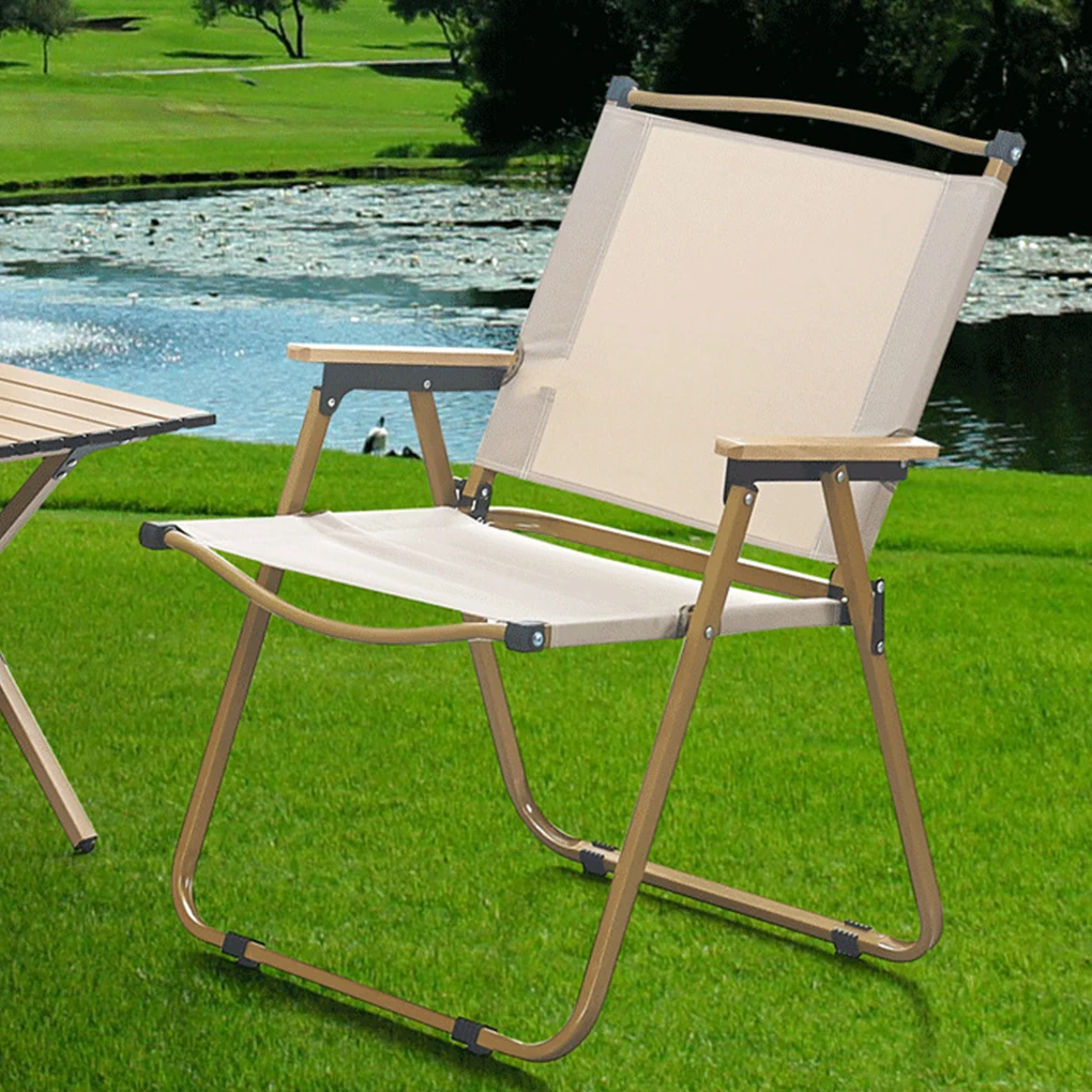 Portable Foldable Camping Chair With Carbon Steel Construction Making Stand Out Other Chairs.