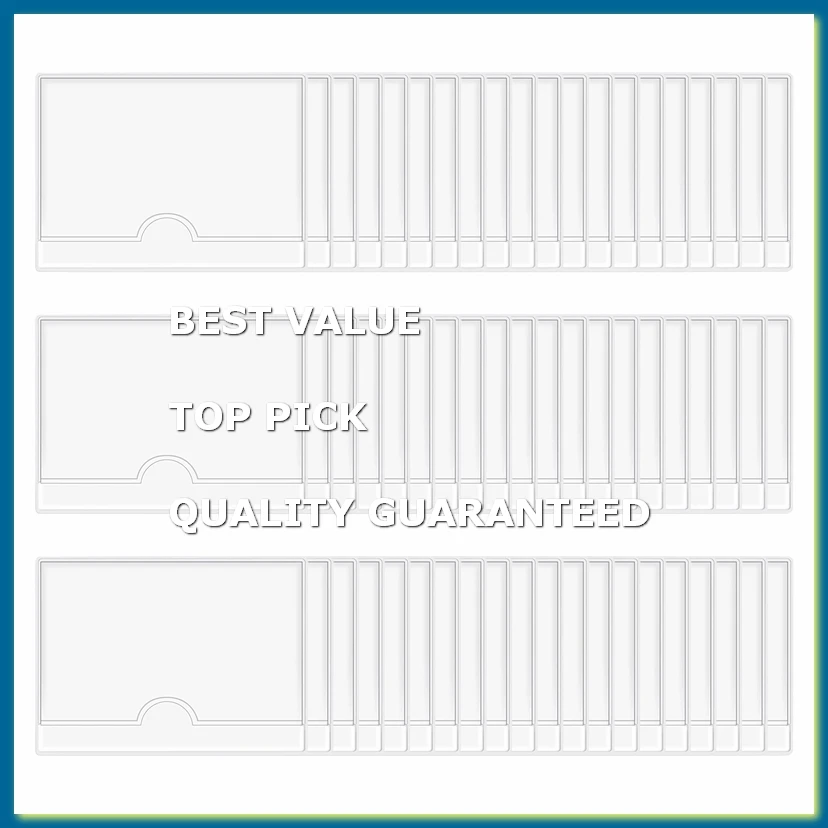 60Pcs Self-Adhesive Label Holder Card Pockets Label Holder Clear Library Card Holders with Top Open for Index Cards