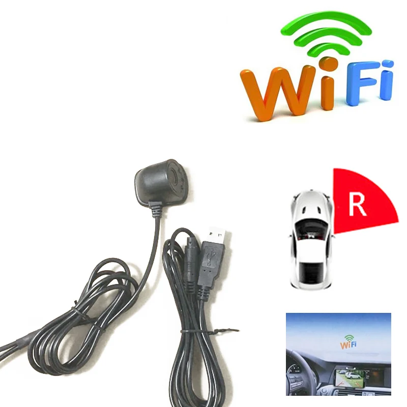 USB wifi Front Side view Camera For Car right monitoring by Phone control