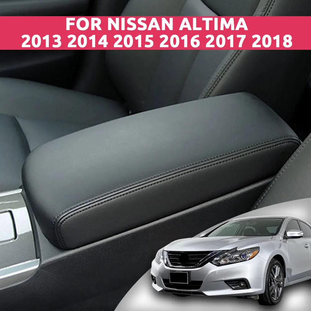 For Nissan Altima 2013-2018 Microfiber Leather Car Armrest Cover | OEM Fit Anti-Tear Thermal Insulation Car Interior Protector