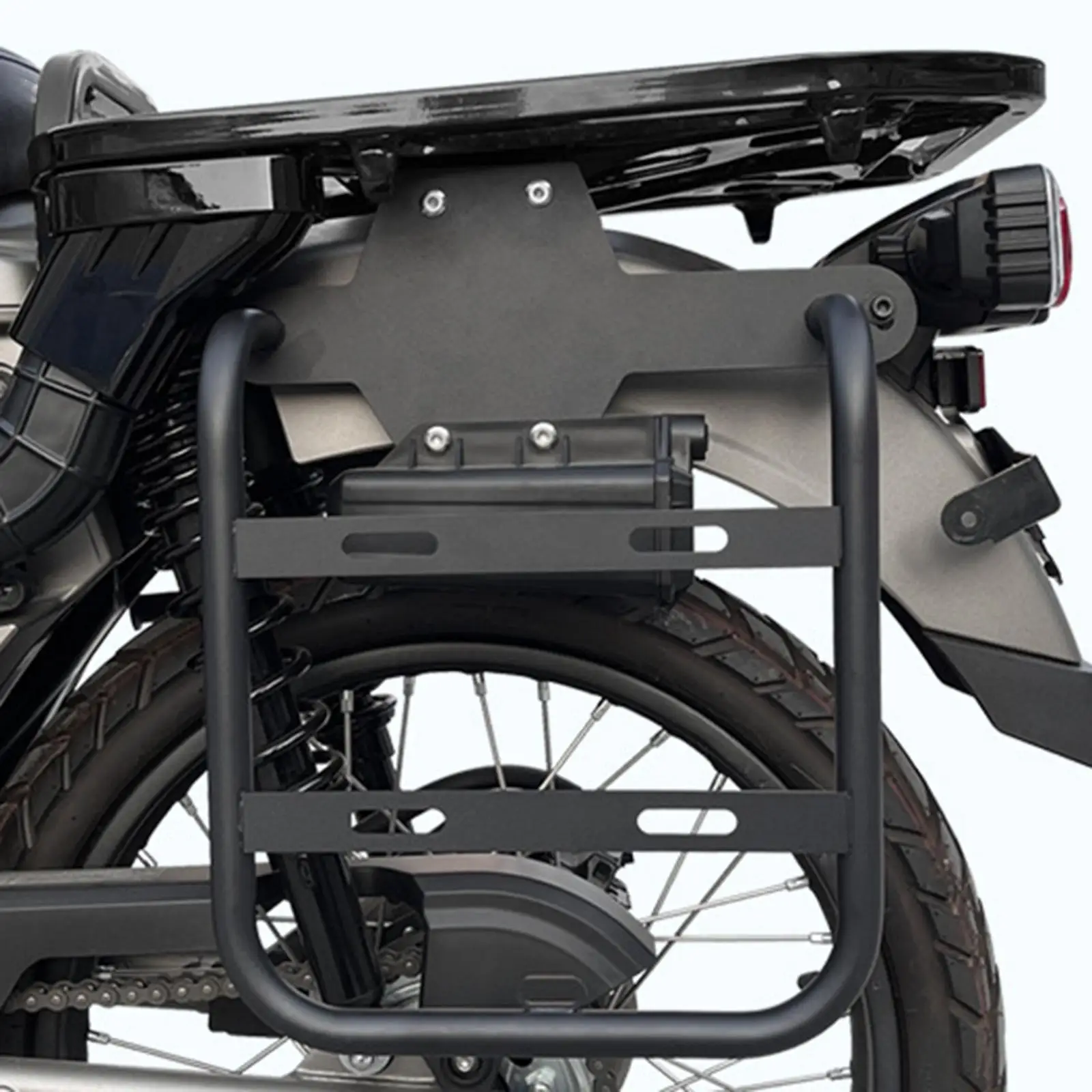 

Motorcycle Side Bags Bracket Portable Saddle Bag Rack for Honda ct125