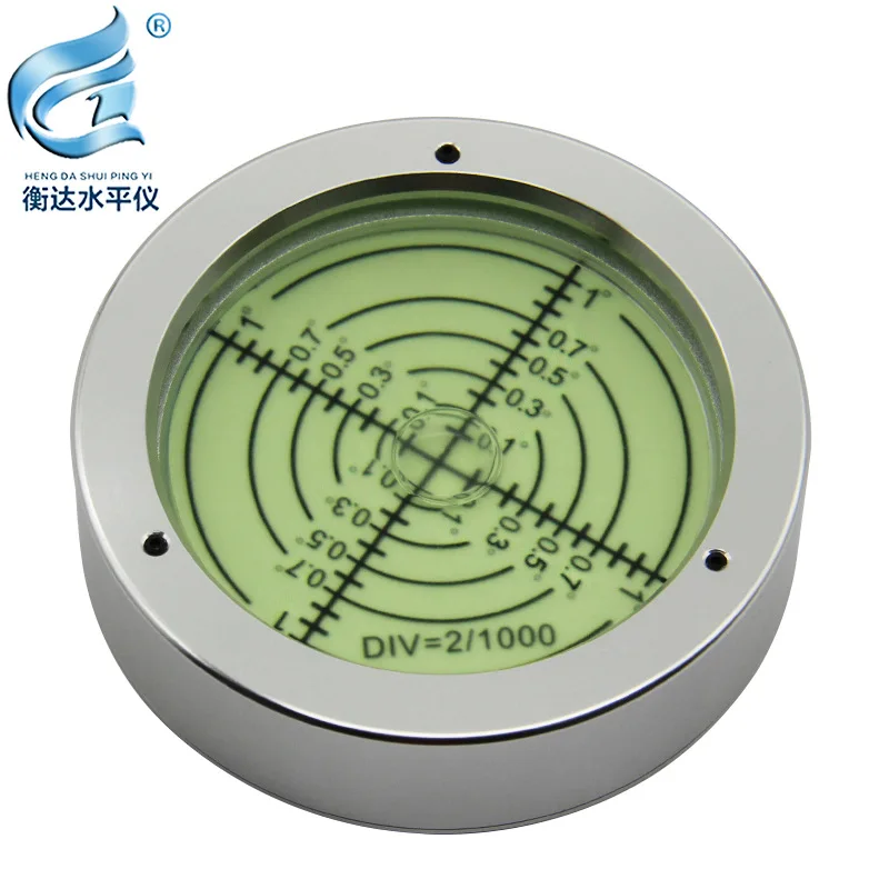 Adjustable Universal Level 6917 High Precision Level Metal Round Horizontal Bubble Horizontal Bead Horizontal Bubble