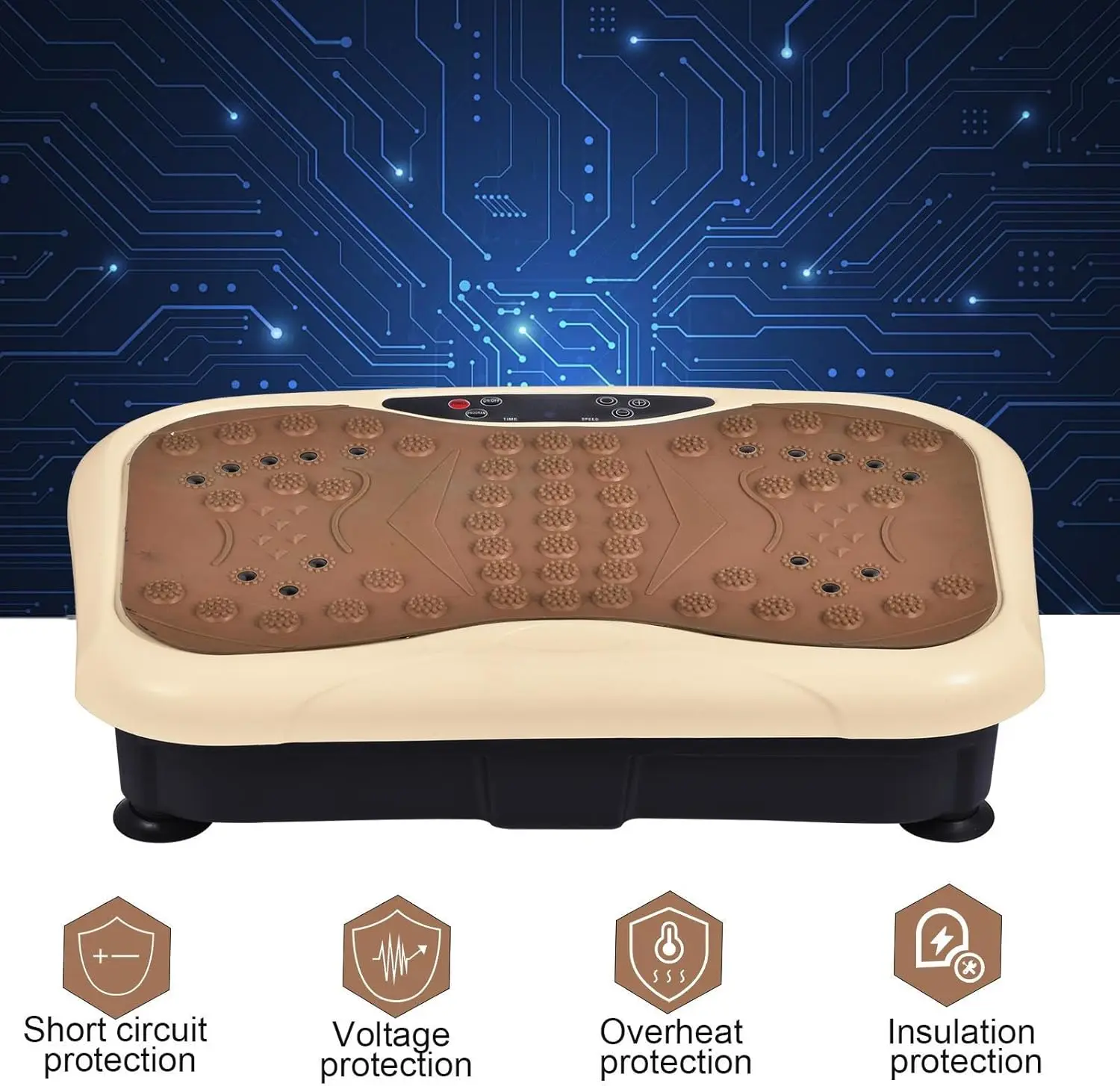 Shaking Plate Exercise Machine | Portable Workout Vibration Plate - 5 Exercise Modes Shake Board, Non-Slip Vibrate Stand