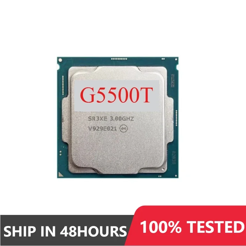 1 ชิ้น/ล็อต Perfect Test G5500T Dual-core Quad-Thread 3.2G ชุดจอแสดงผล LGA 1151 CPU