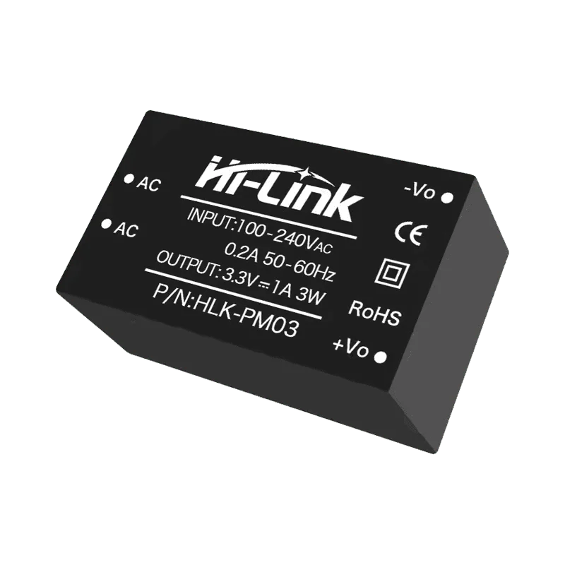 HLK-PM01 HLK-3M03B 3M05B 3M09B 3M12B 3M15B 3M24B AC DC Converter Module 220V To 5V/3.3V/9V/12V/15V Switching Power Supply Module