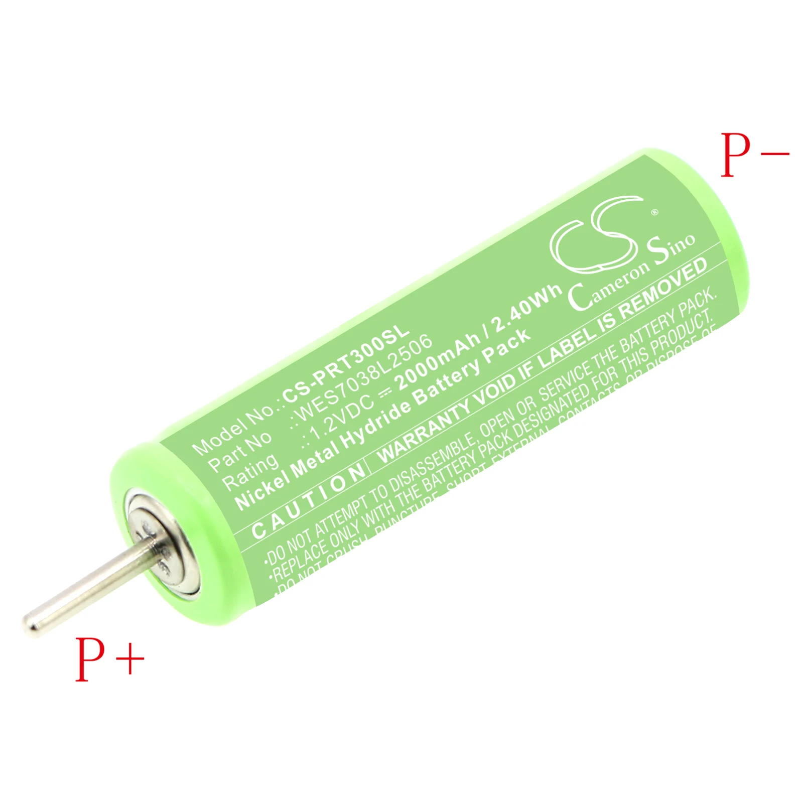 Shaver 2000mAh / 2.40Wh Battery For Panasonic WER217L2509  WER221L2506  WER221L2508  WERGB80L2508  WES365L2509  WES7038L2506