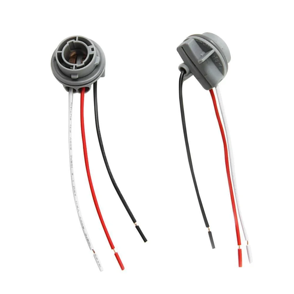 1157 Lamp Holder Adapter Set Of 2 For LED Light Bulb Mounting In Vehicles With Standard 1157 Socket Interface And 12V Rating