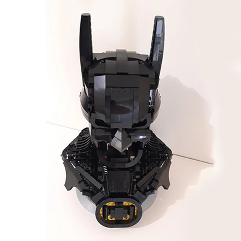 1065 قطعة 76139 B Batmasker MOC 76139 البديل بناء باتمانر قناع التعليم بناء لتقوم بها بنفسك كتل عيد ميلاد اللعب هدية