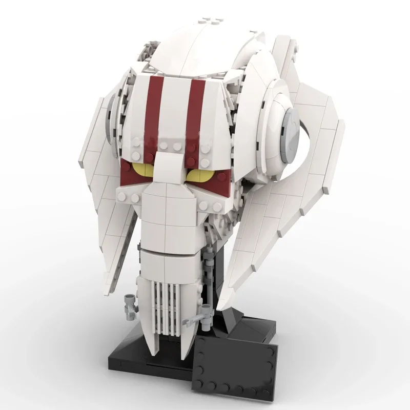 Moc – casque général du Grievous, 405 pièces, modèle de combat étoilé, blocs de construction en briques, assemblage éducatif pour enfants, cadeaux