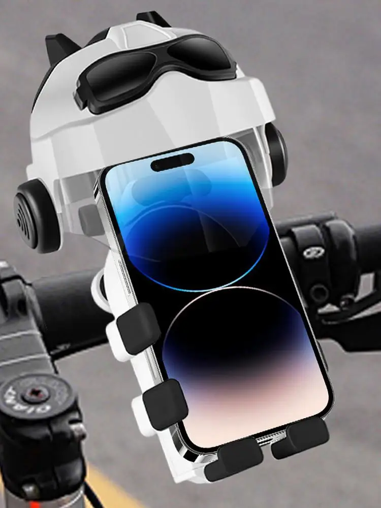 

Motorcycle Rainproof Phone Holder Mini Hat Bicycle Handlebar Phone Mount Waterproof Sunshade Navigation Smartphone Stand