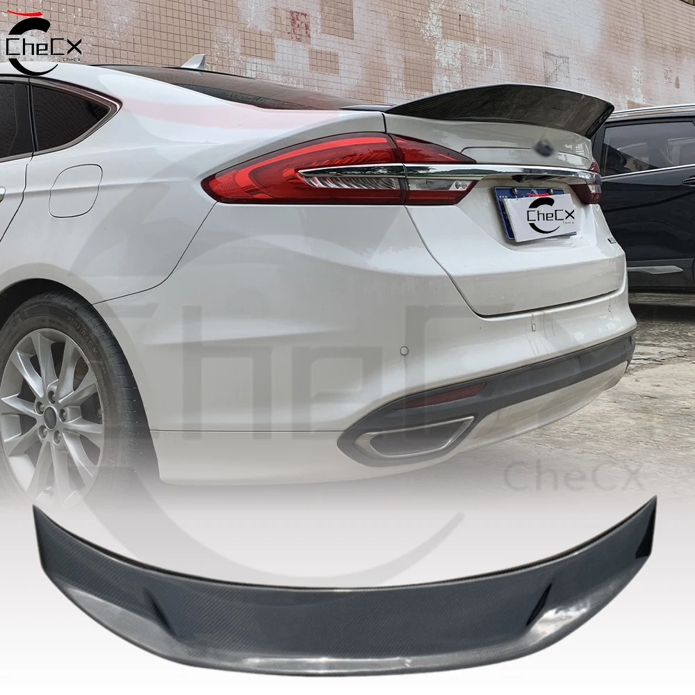 Suitable For Ford Mondeo/Fusion 2013-2017 High Quality JDM Style Fiberglass material Rear Spoiler Wing Decorative Board