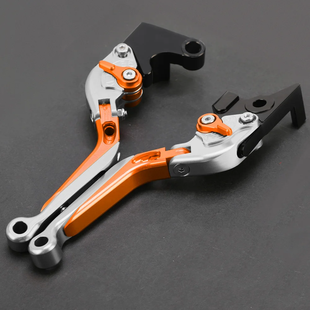 

690DUKER Motorcycle Foldable Brake Lever Clutch Lever Adjustable Handle Levers Accessories For 690 DUKE R 2014 2015 2016